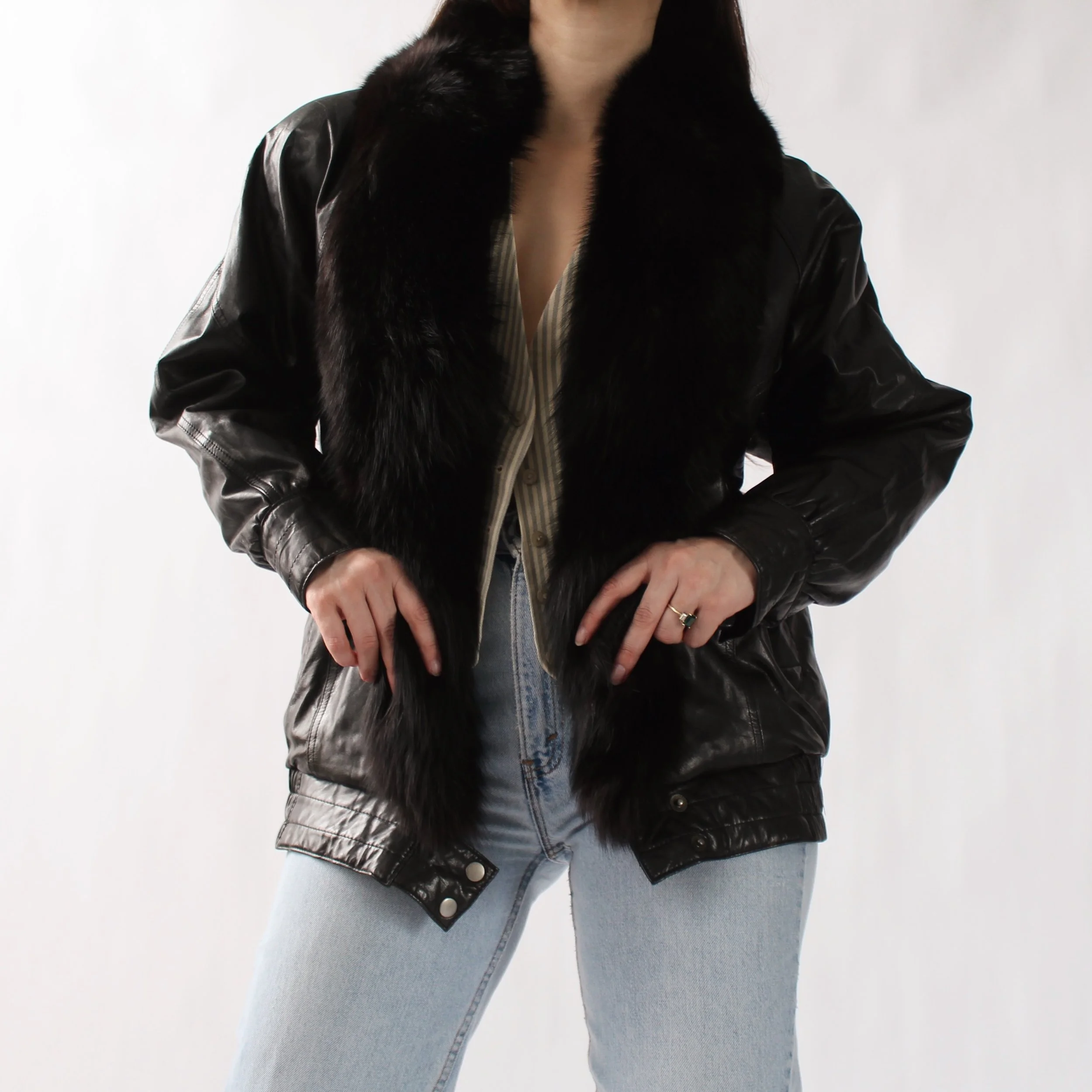 ジャケット・アウター Convertible Faux Fur Tippet Coat Convertible Faux Fur Tippet Coat